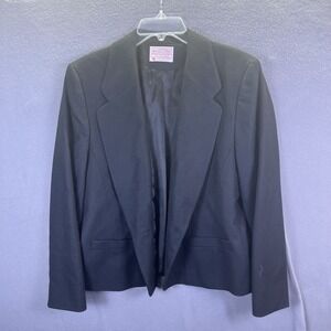 Vintage Pendleton  Women's 12P Jacket Blazer Made In U.S.A Wool Black